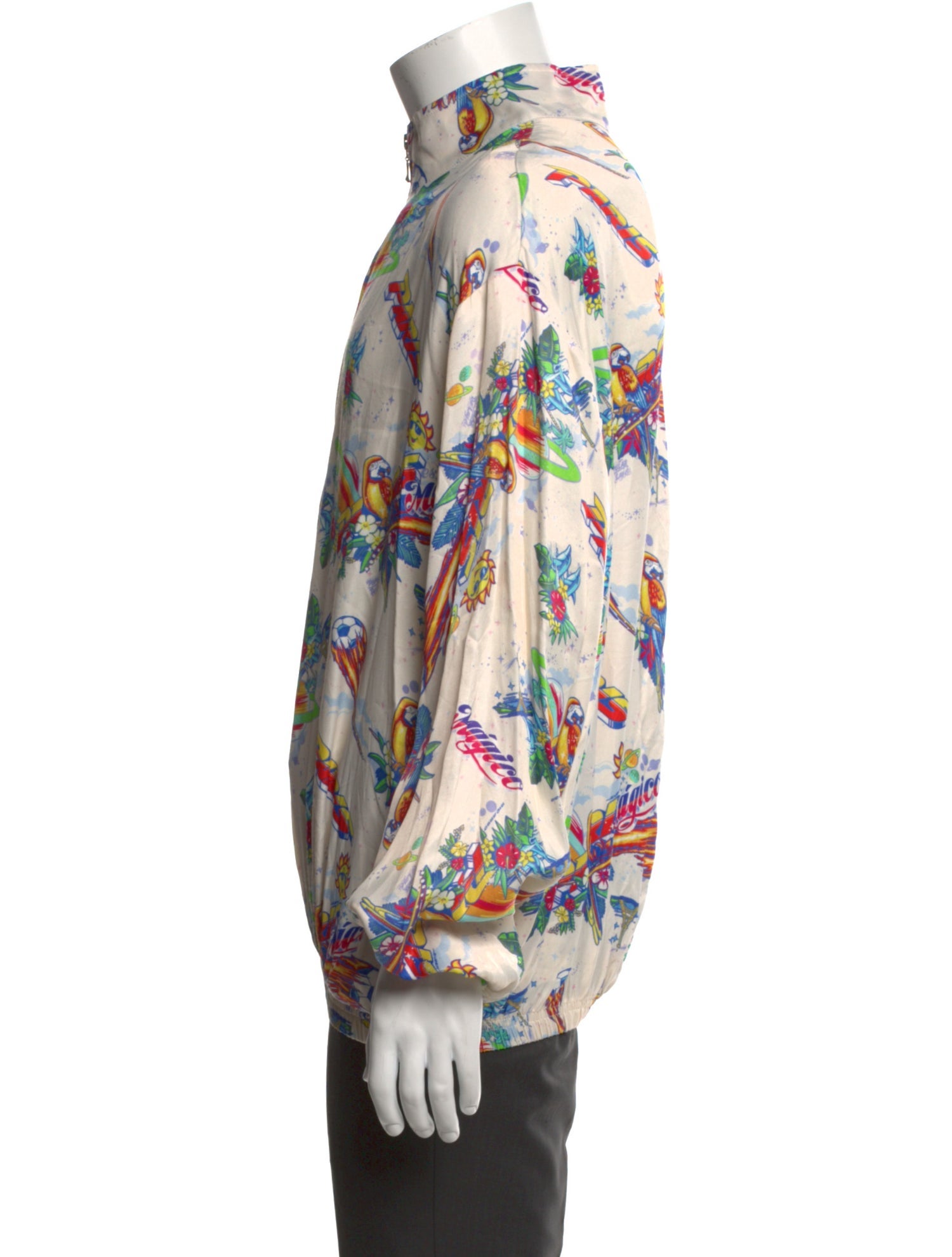 Esteban Cortazar Floral Print Long Sleeve Shirt w/ Tags