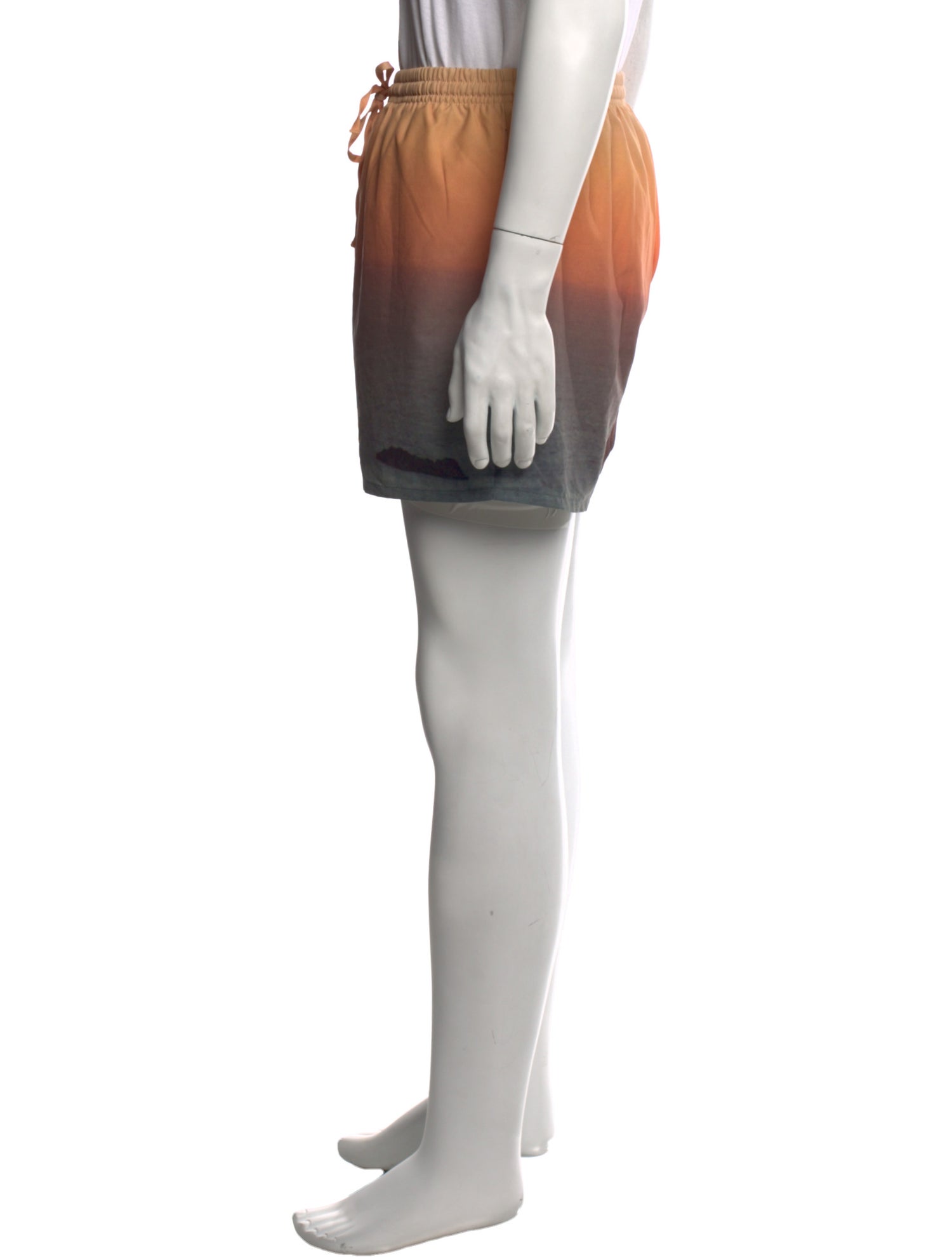 Esteban Cortazar Colorblock Pattern Swim Trunks