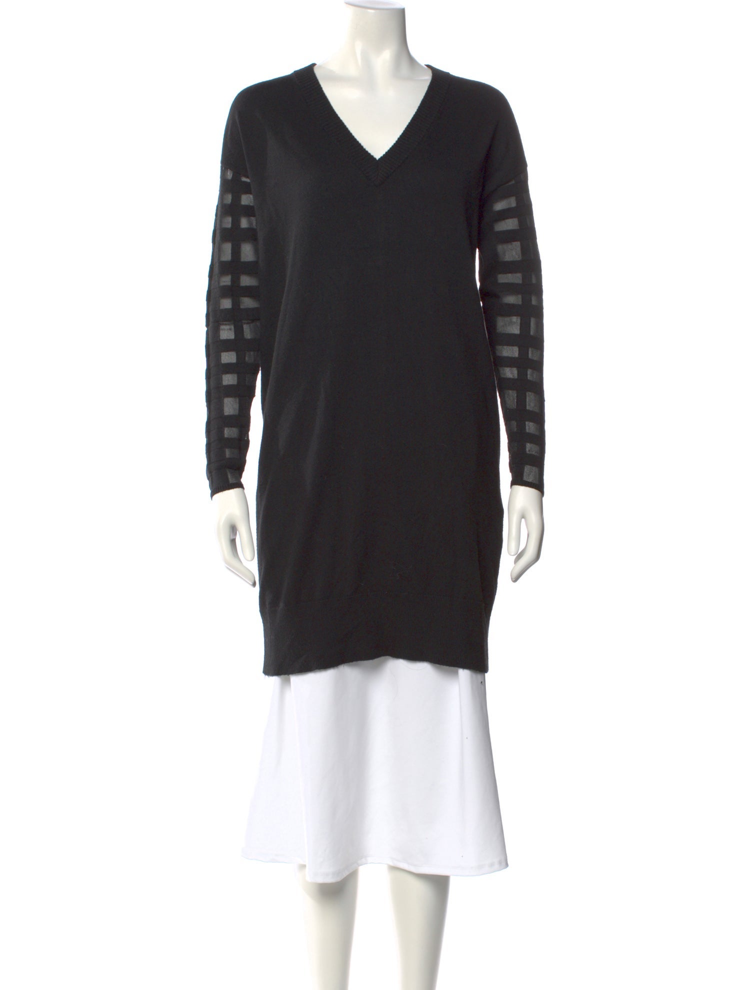 Esteban Cortazar Striped V-Neck Sweater