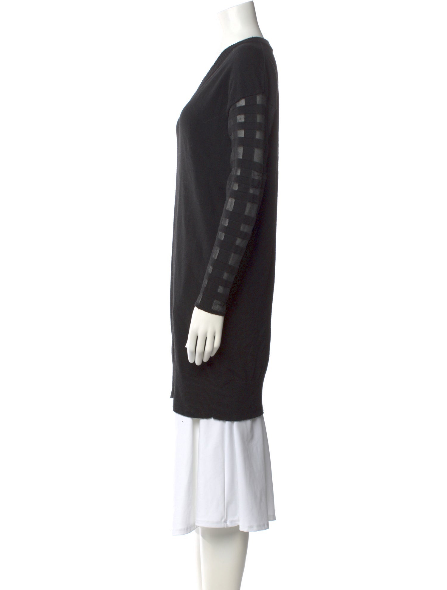 Esteban Cortazar Striped V-Neck Sweater