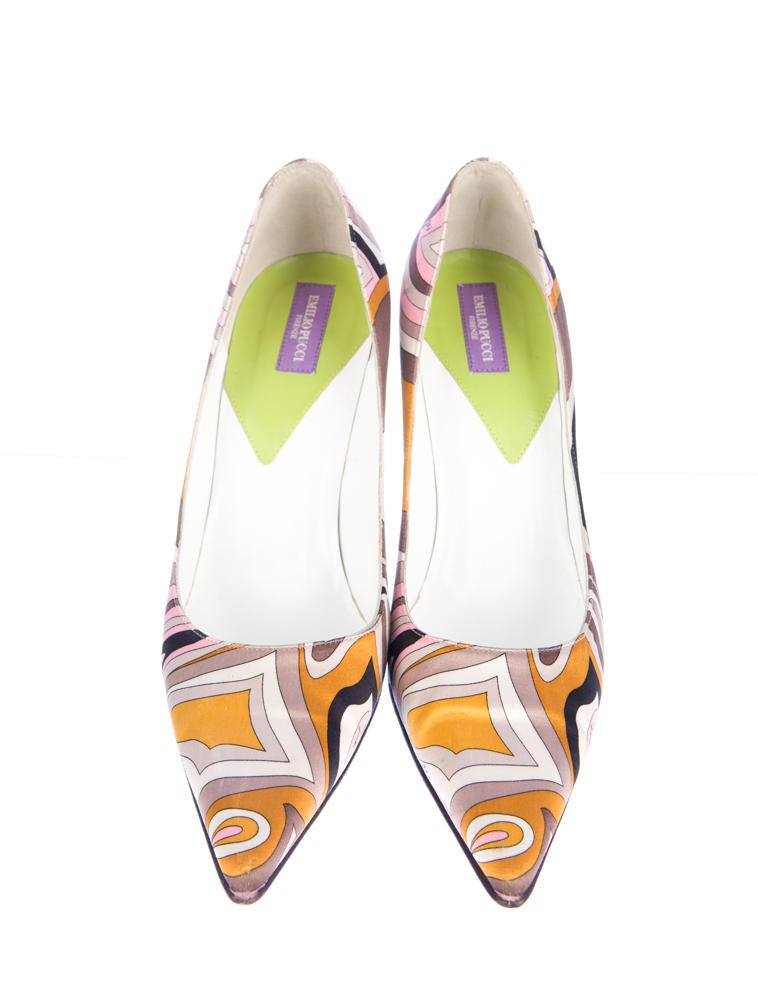 Emilio Pucci Satin Pumps