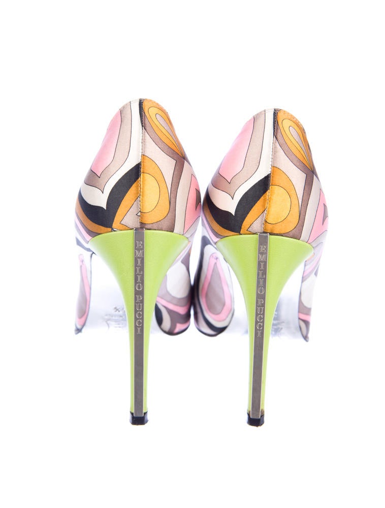 Emilio Pucci Satin Pumps