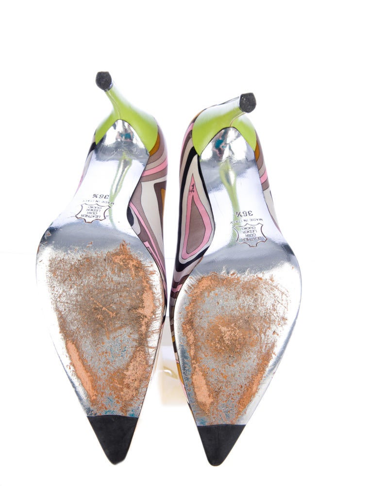 Emilio Pucci Satin Pumps