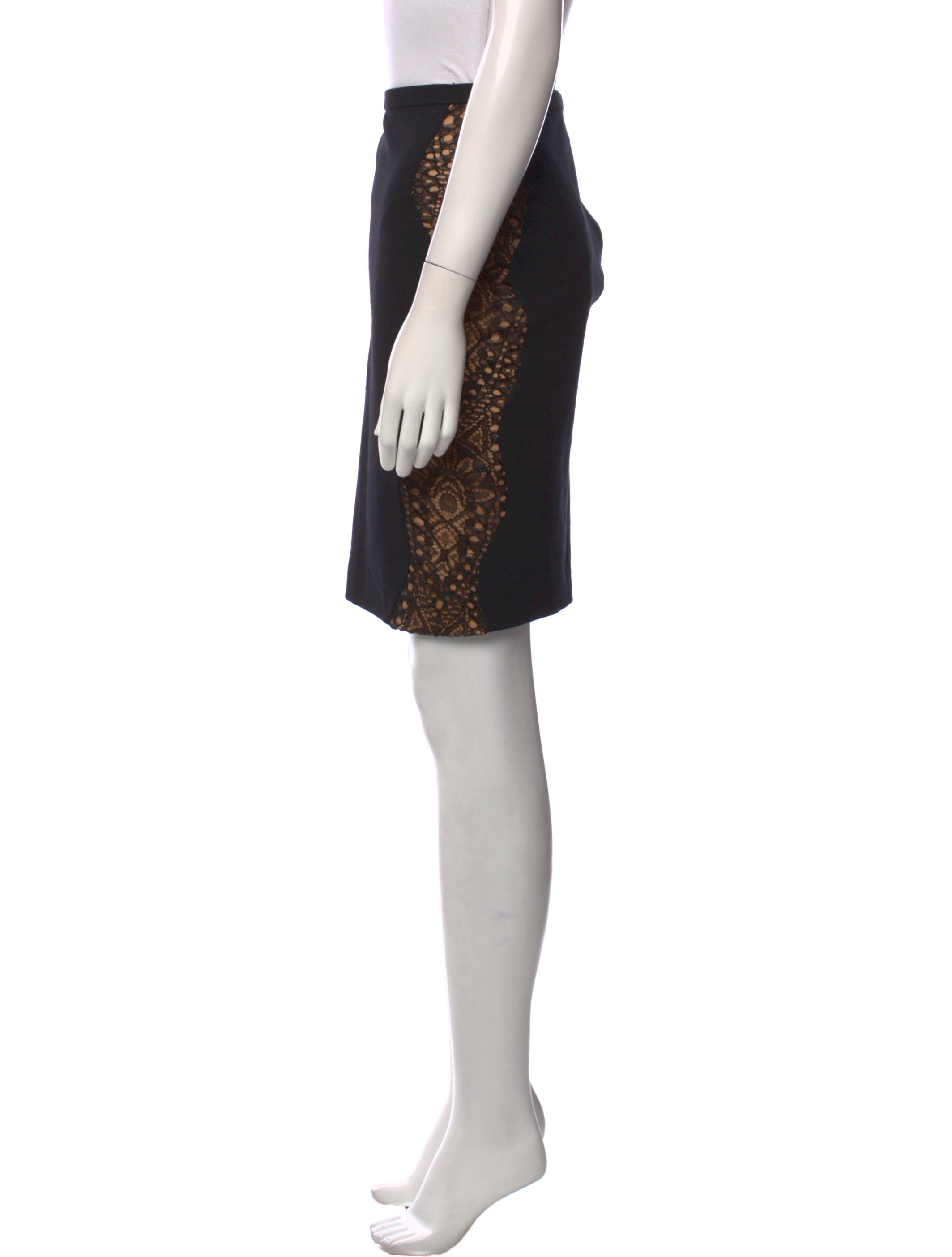 Emilio Pucci Embroidered Accent Knee-Length Skirt