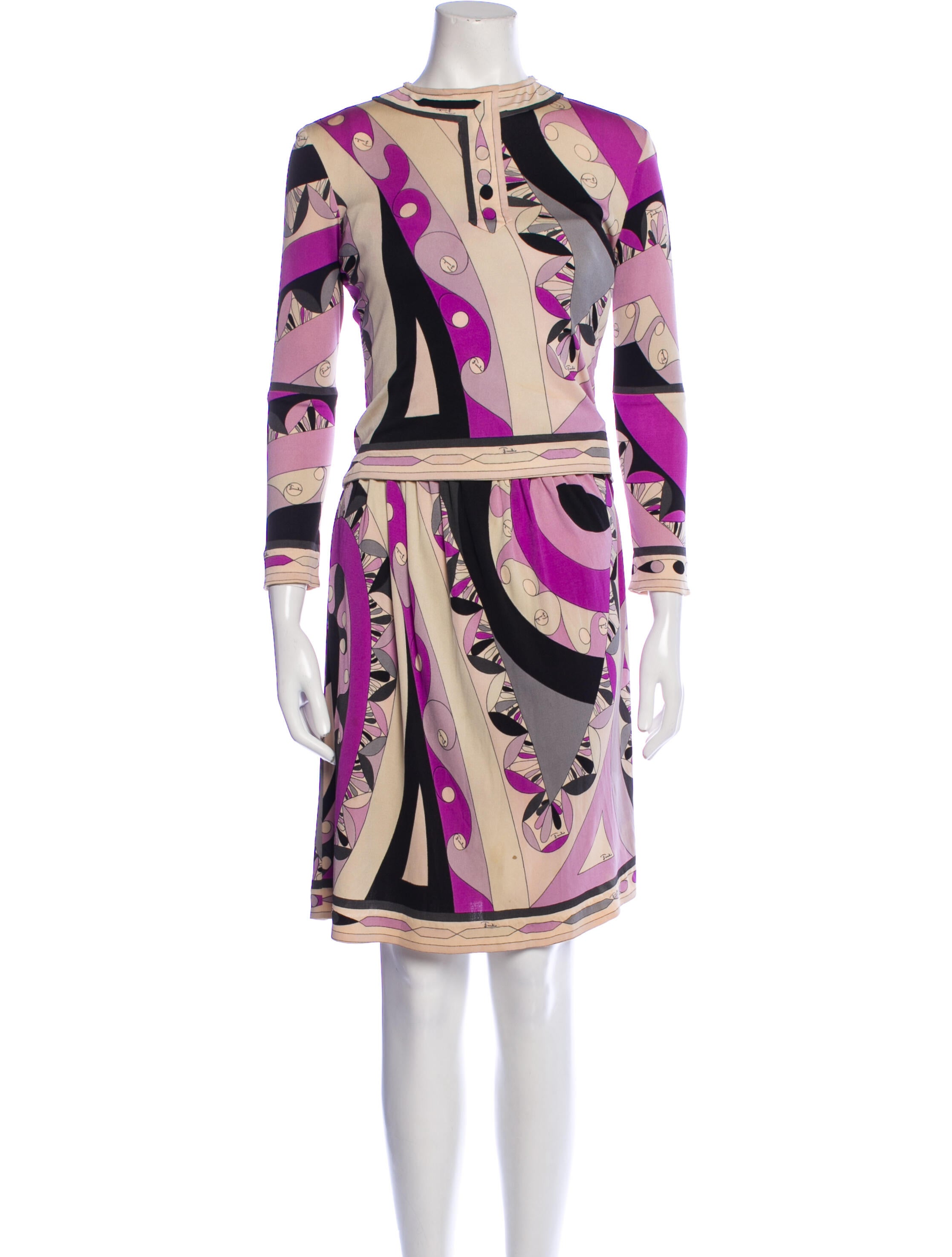Emilio Pucci Vintage 1960's Skirt Set