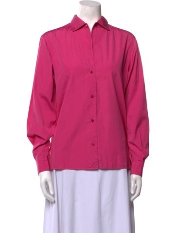 Emilio Pucci Tops Vintage Long Sleeve Button-Up Top XL