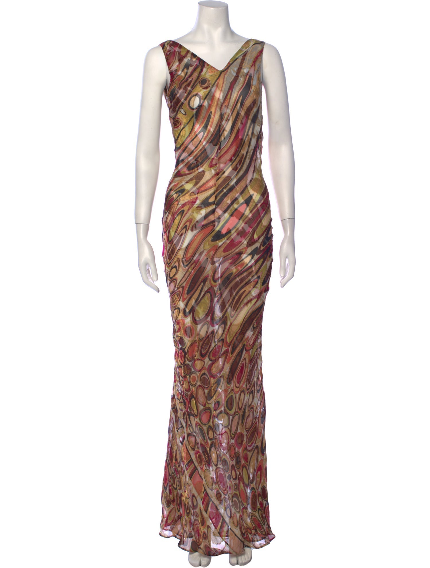 Emilio Pucci Printed Long Dress