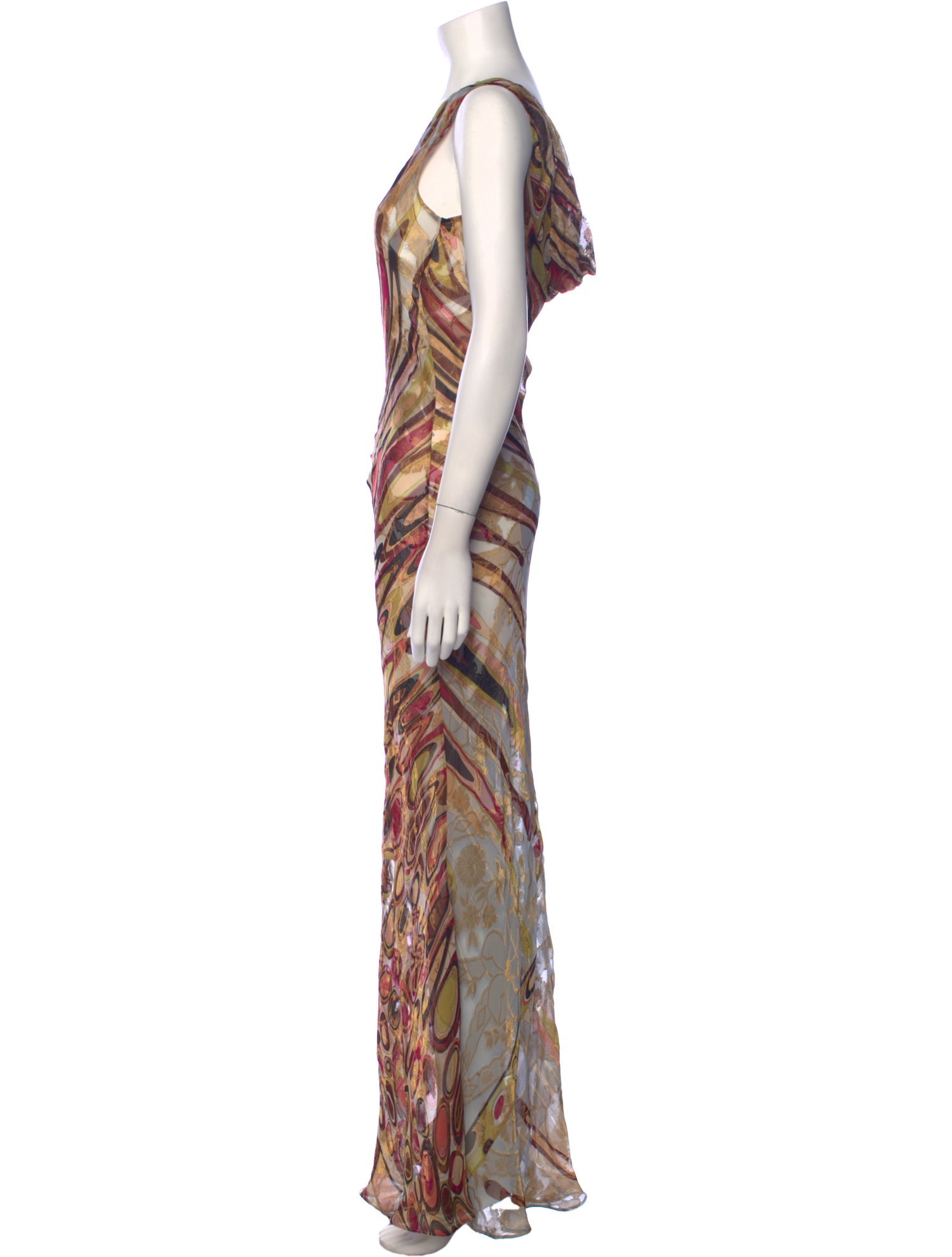 Emilio Pucci Printed Long Dress