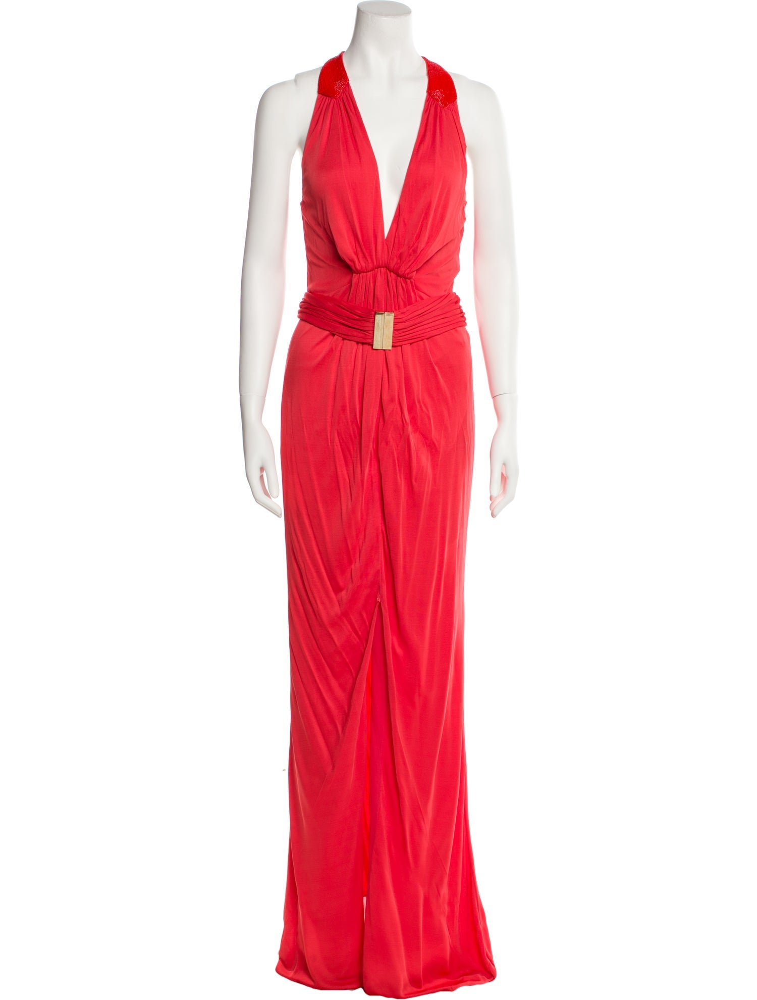 Emilio Pucci Plunge Neckline Long Dress w/ Tags