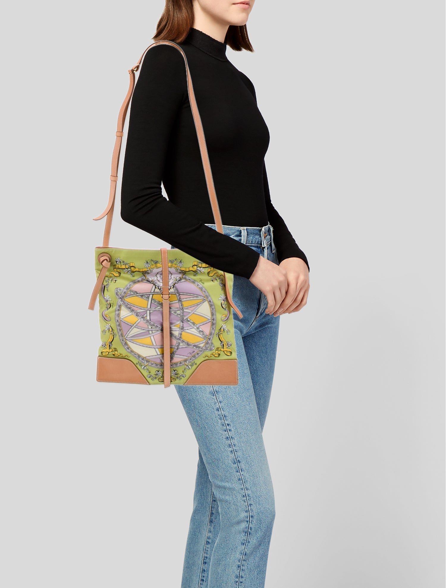 Emilio Pucci Nylon Shoulder Bag