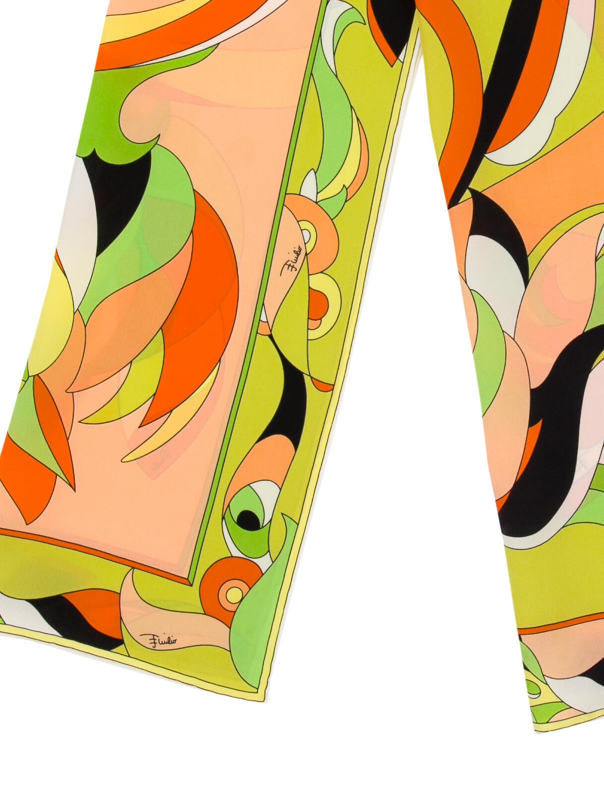 Emilio Pucci Silk Printed Scarf