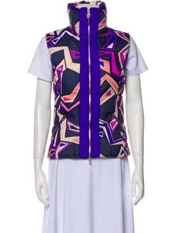 Emilio Pucci Jackets Printed Down Jacket US 6 | M