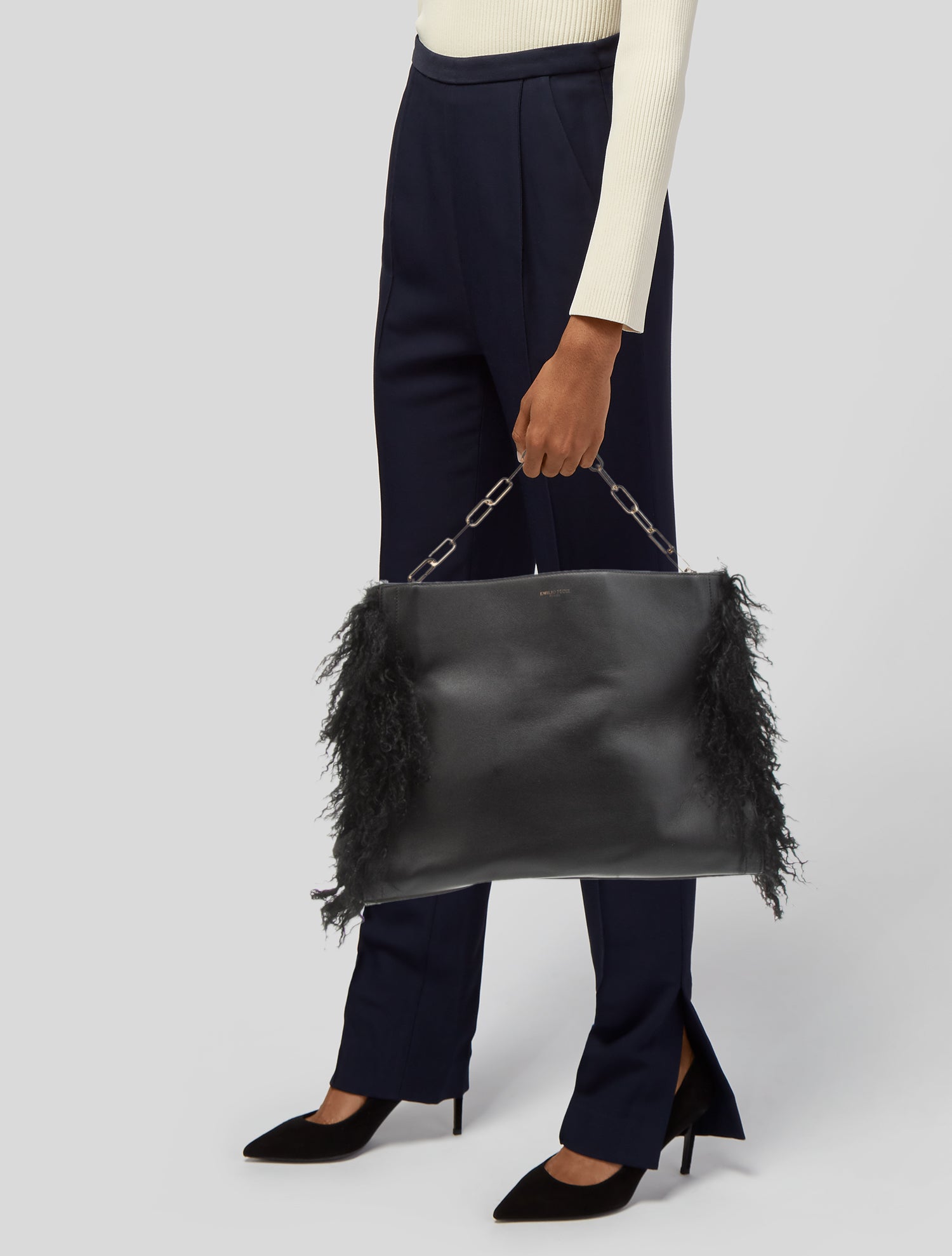 Emilio Pucci Leather Shoulder Bag