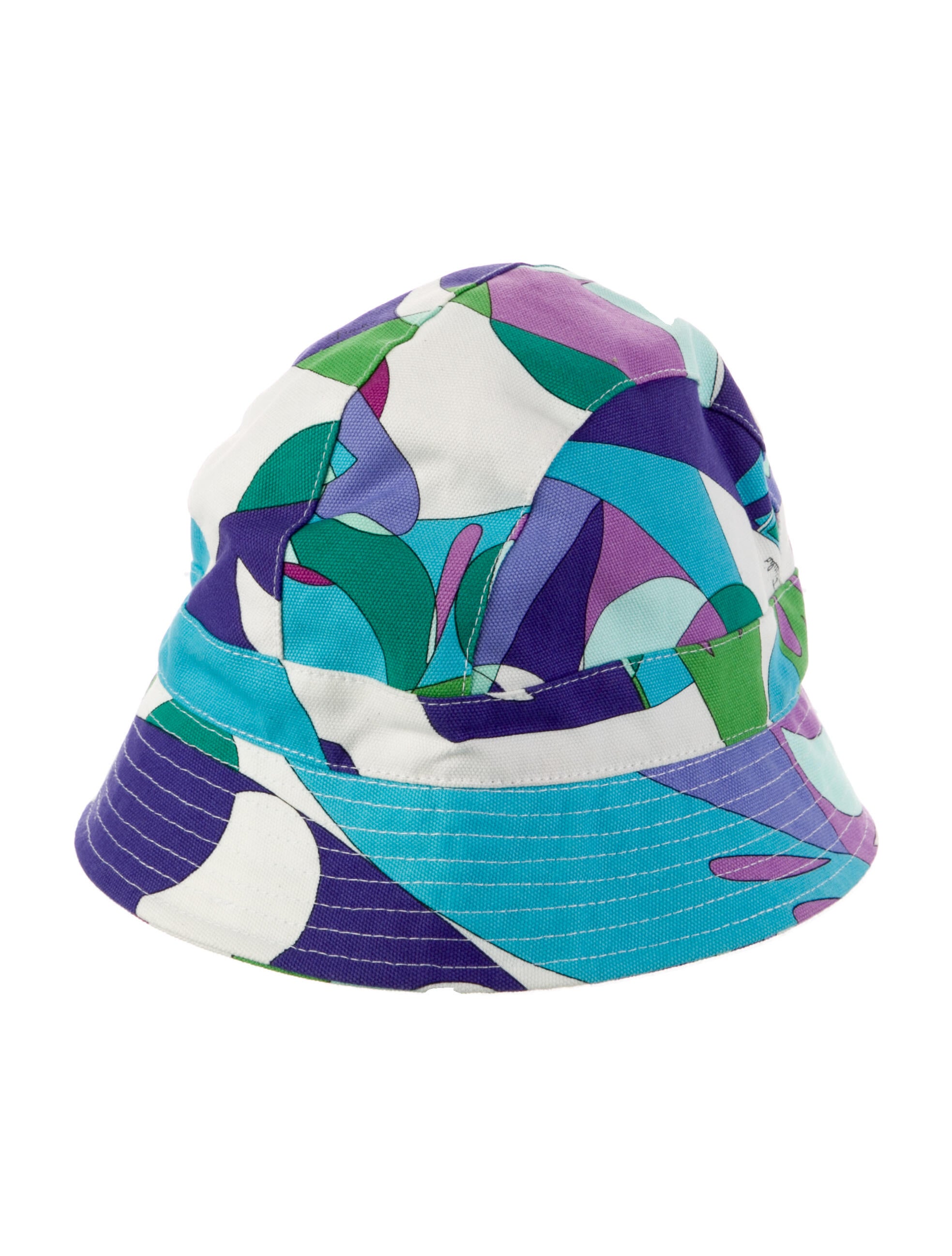 Emilio Pucci Multicolor Patterned Bucket Hat Emilio Pucci Printed Bucket Hat - Purple Hats, Accessories  main image 4