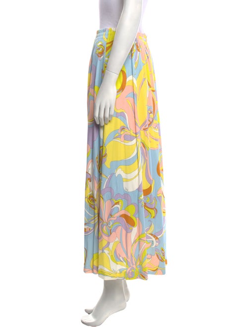 Emilio Pucci Silk Midi Length Skirt