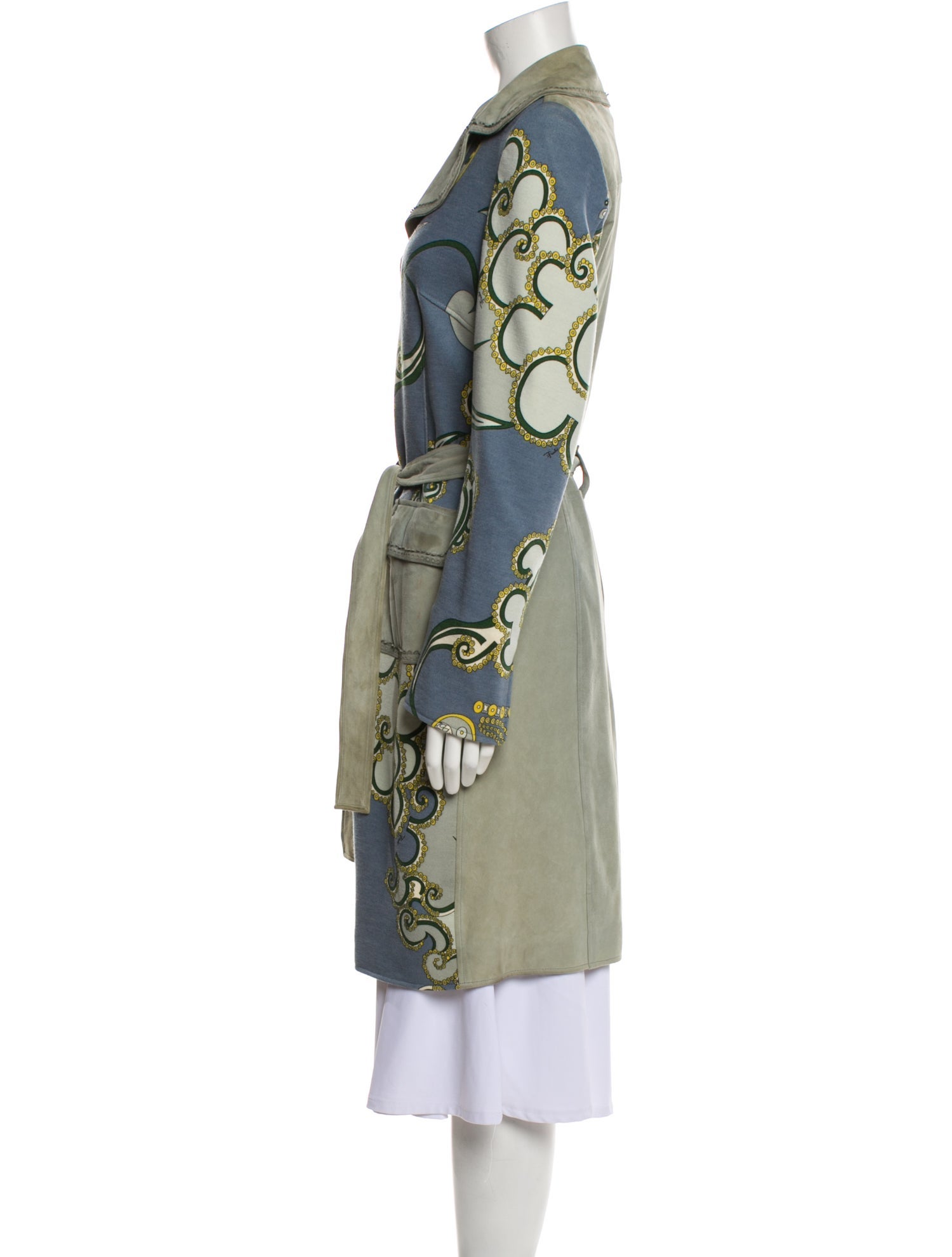 Emilio Pucci Wool Printed Coat