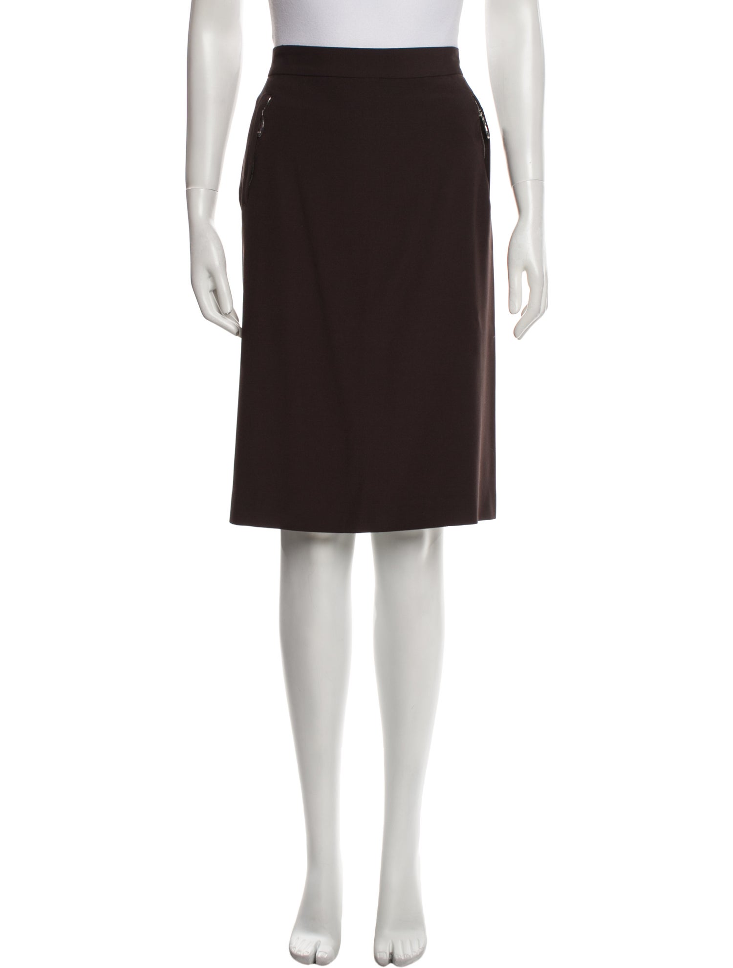 Emilio Pucci Virgin Wool Knee-Length Skirt
