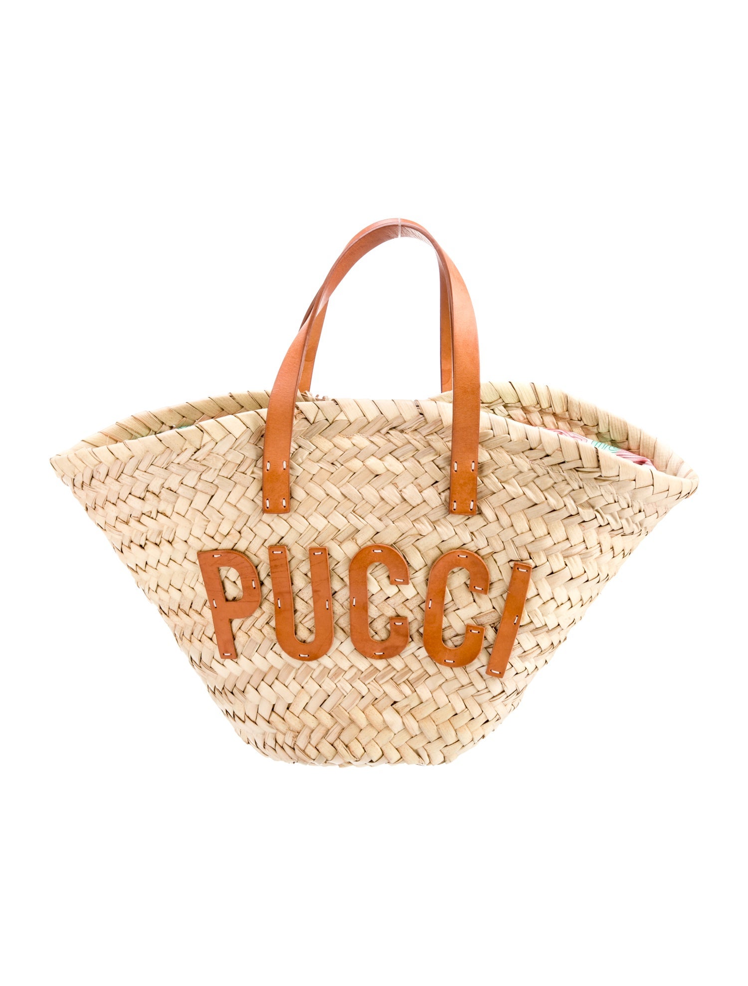 Emilio Pucci Raffia Tote