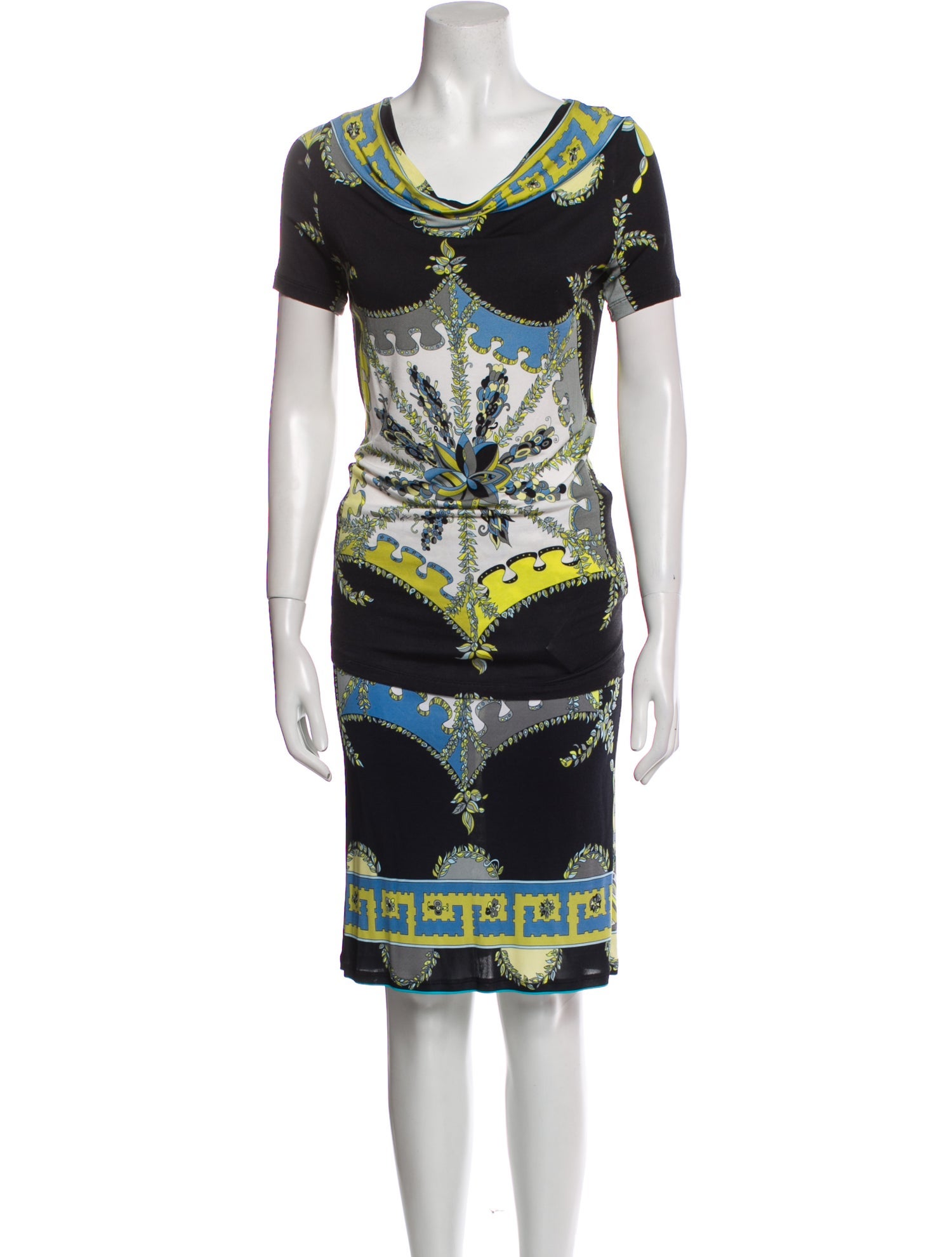 Emilio Pucci Printed Skirt Set
