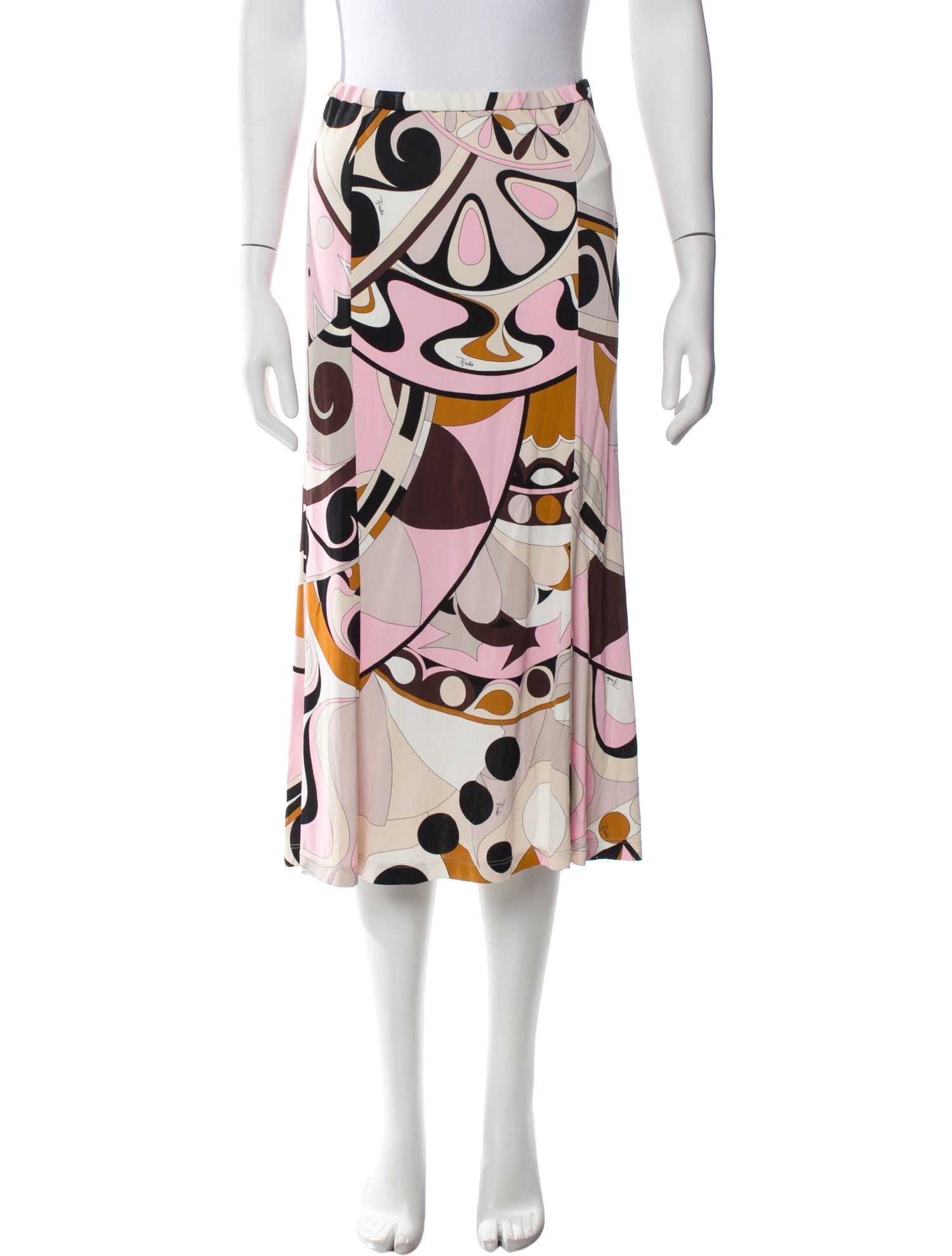 Emilio Pucci Vintage Midi Length Skirt