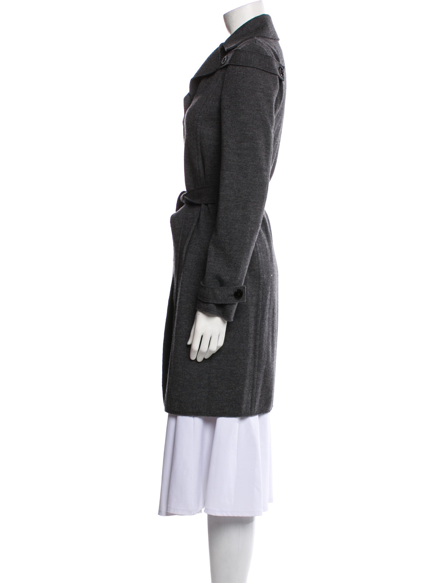 Emilio Pucci Virgin Wool Trench Coat