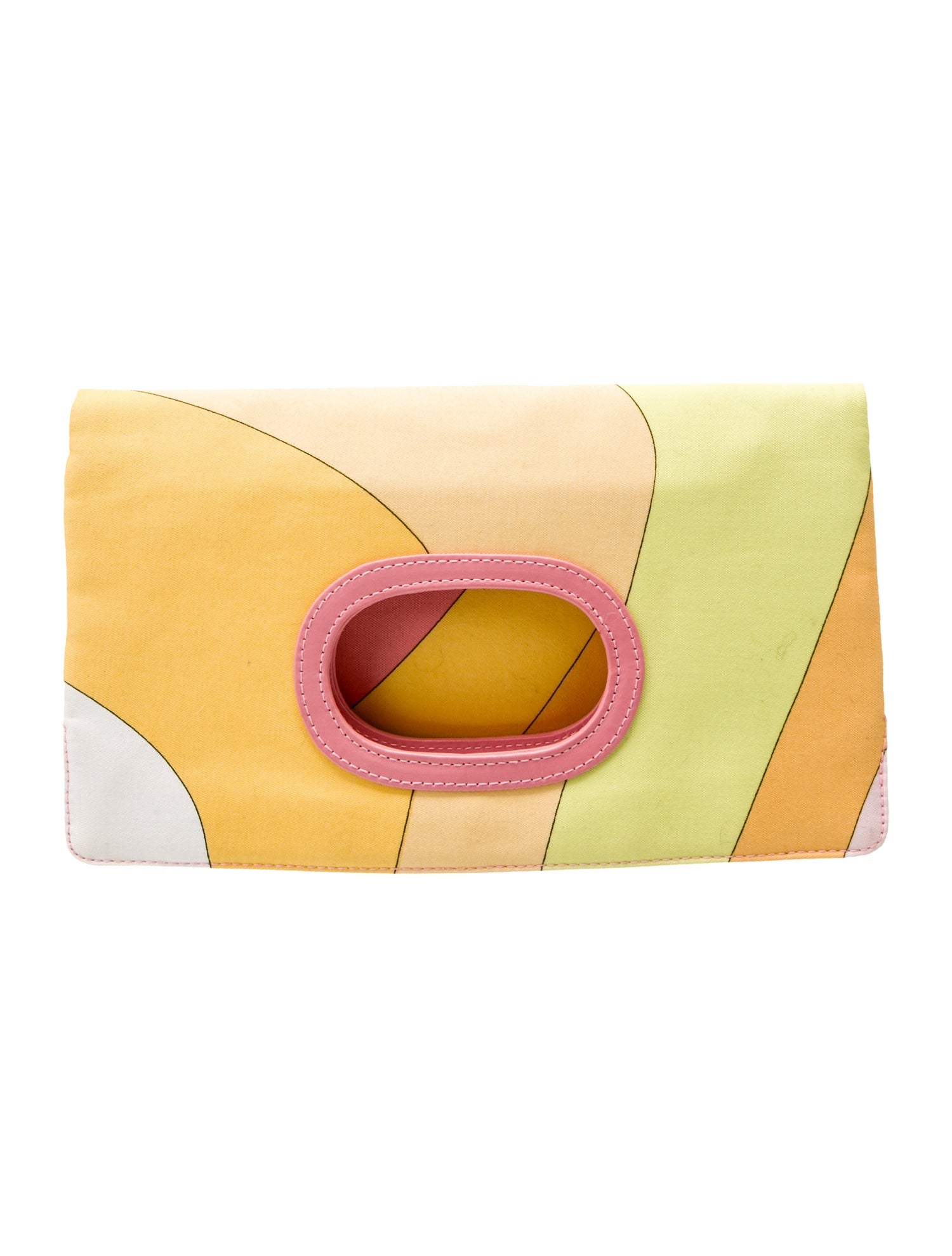 Emilio Pucci Canvas Top Handle Bag