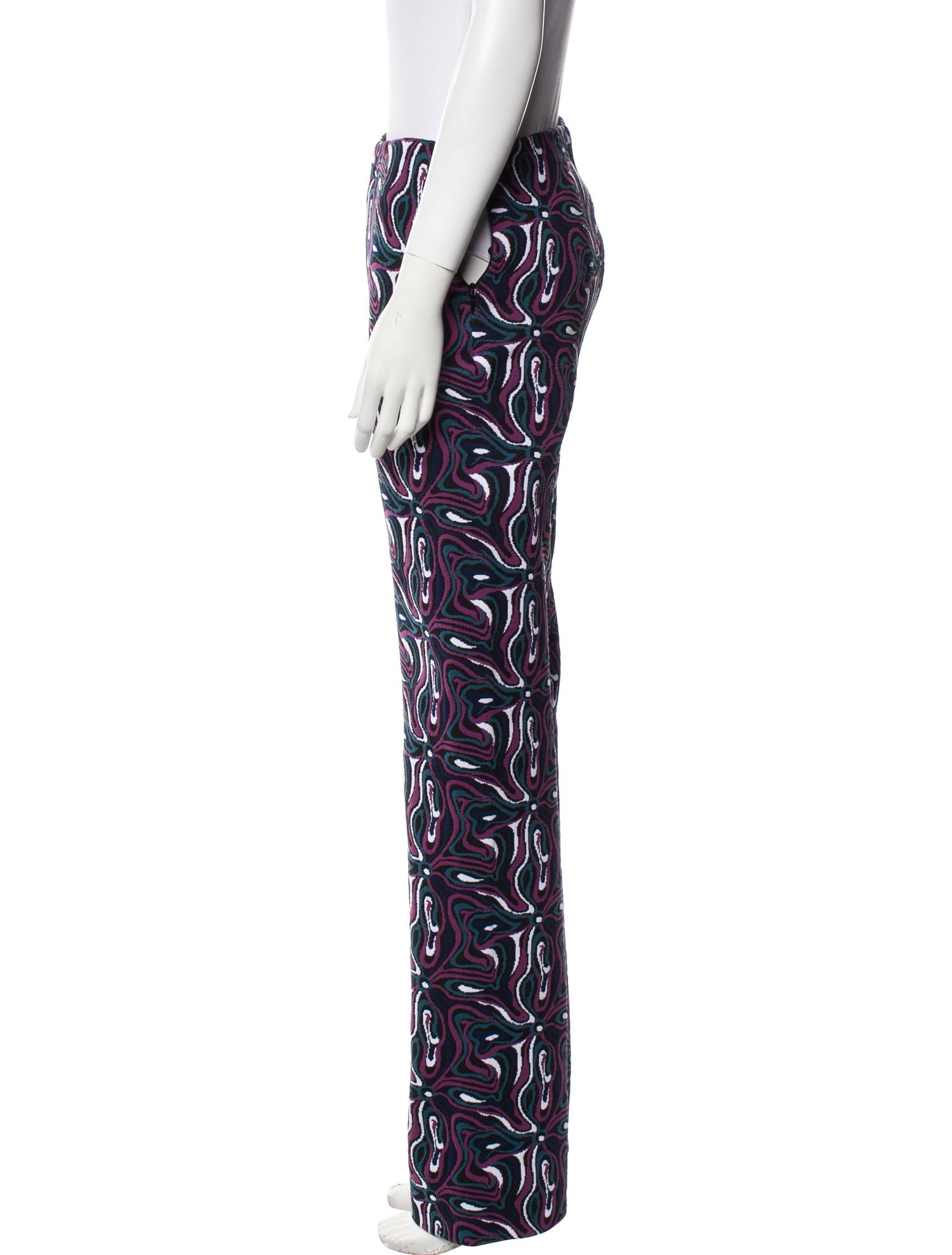 Emilio Pucci Printed Straight Leg Pants