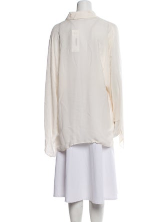 Emilio Pucci Long Sleeve Button-Up Top