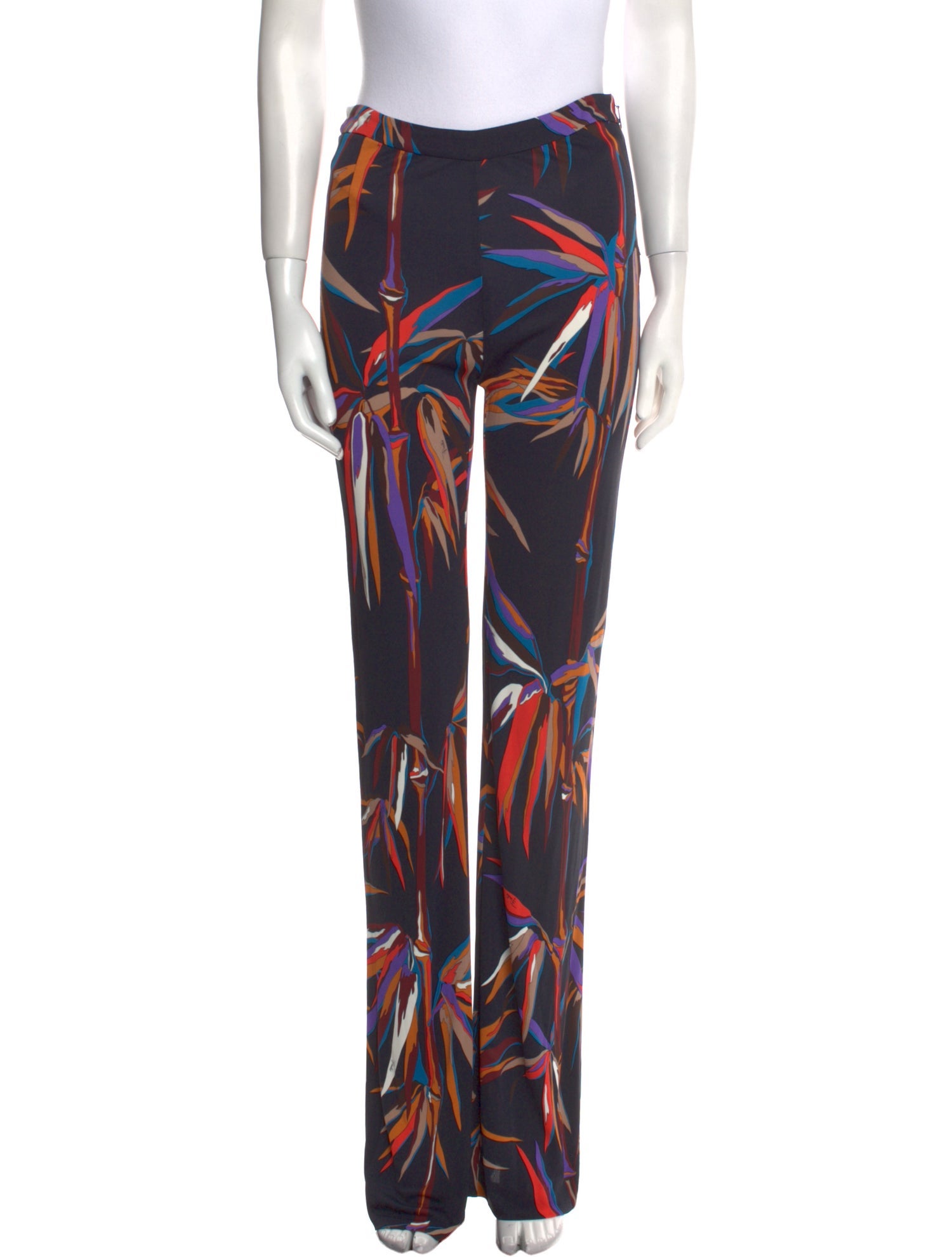 Emilio Pucci Printed Straight Leg Pants