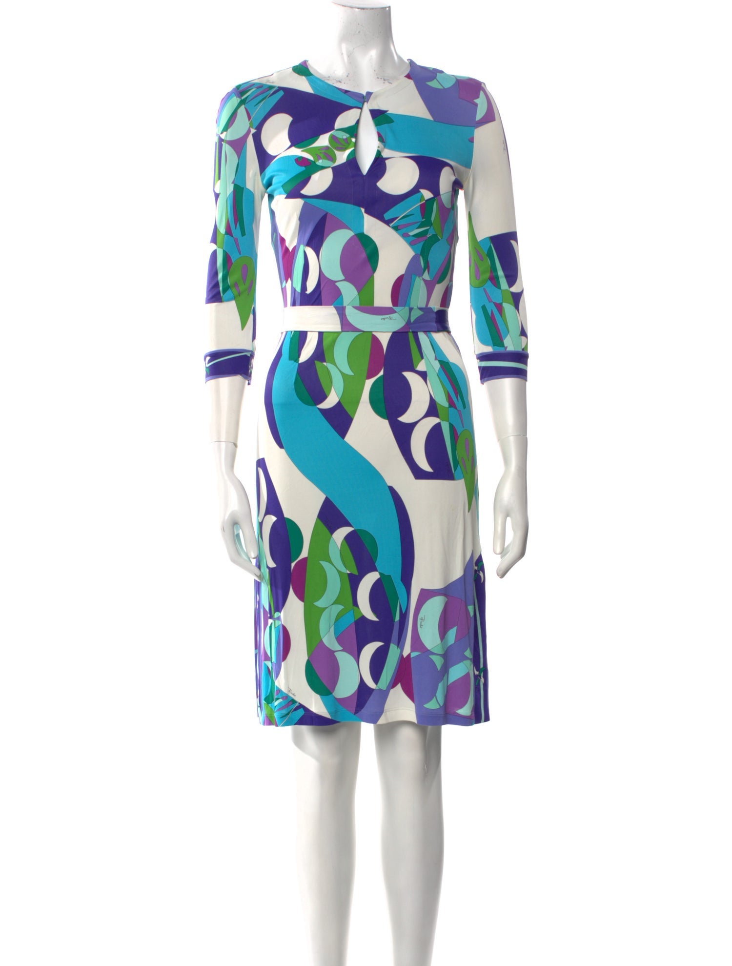 Emilio Pucci Printed Knee-Length Dress