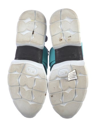 Emilio Pucci Suede Printed Athletic Sneakers