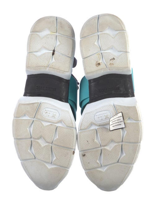 Emilio Pucci Suede Printed Athletic Sneakers