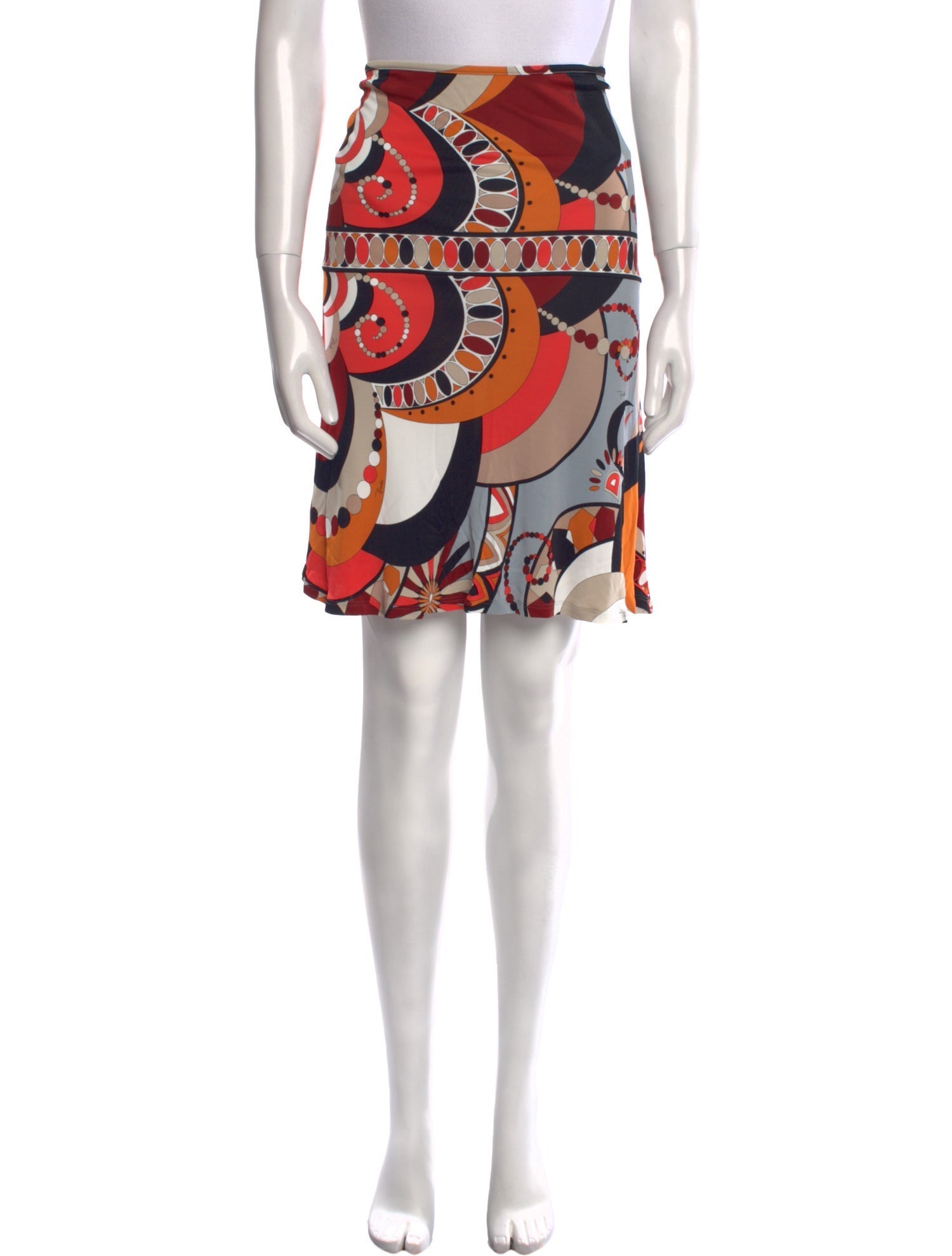 Emilio Pucci Printed Knee-Length Skirt
