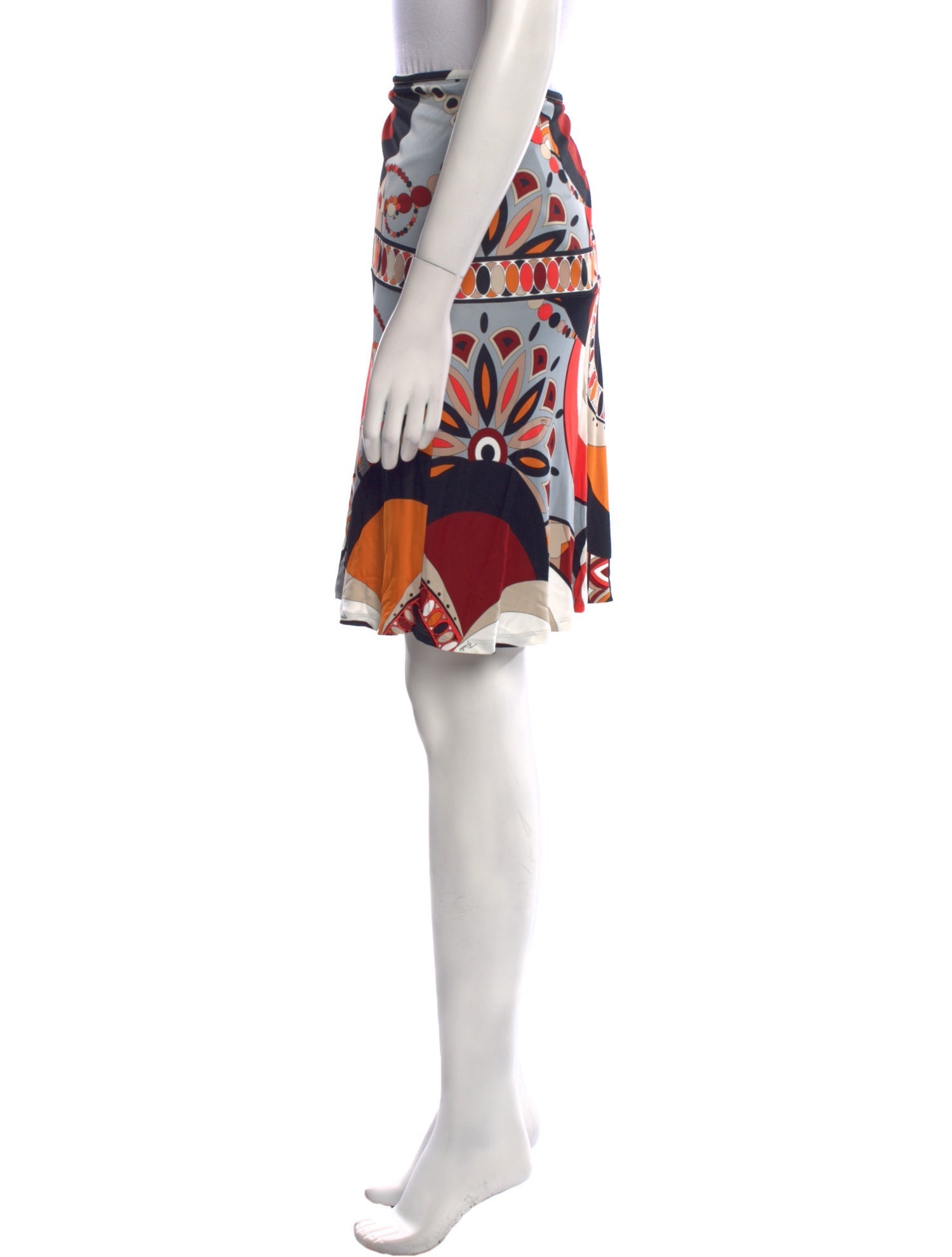 Emilio Pucci Printed Knee-Length Skirt