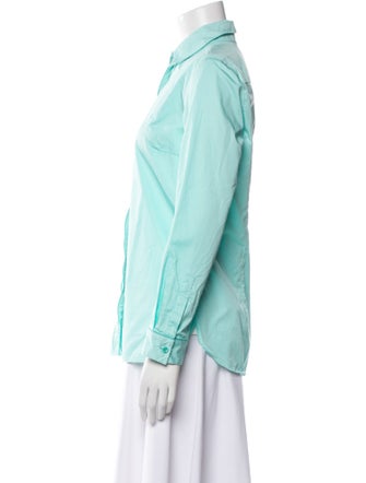 Emilio Pucci Long Sleeve Button-Up Top