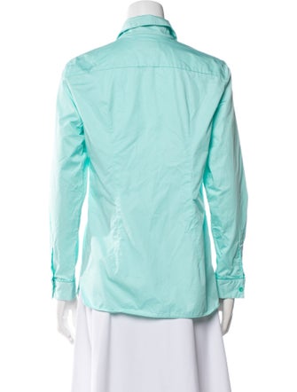 Emilio Pucci Long Sleeve Button-Up Top