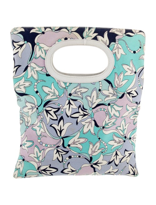 Emilio Pucci Canvas Top Handle Bag