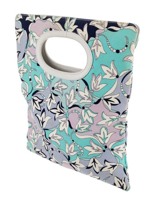 Emilio Pucci Canvas Top Handle Bag