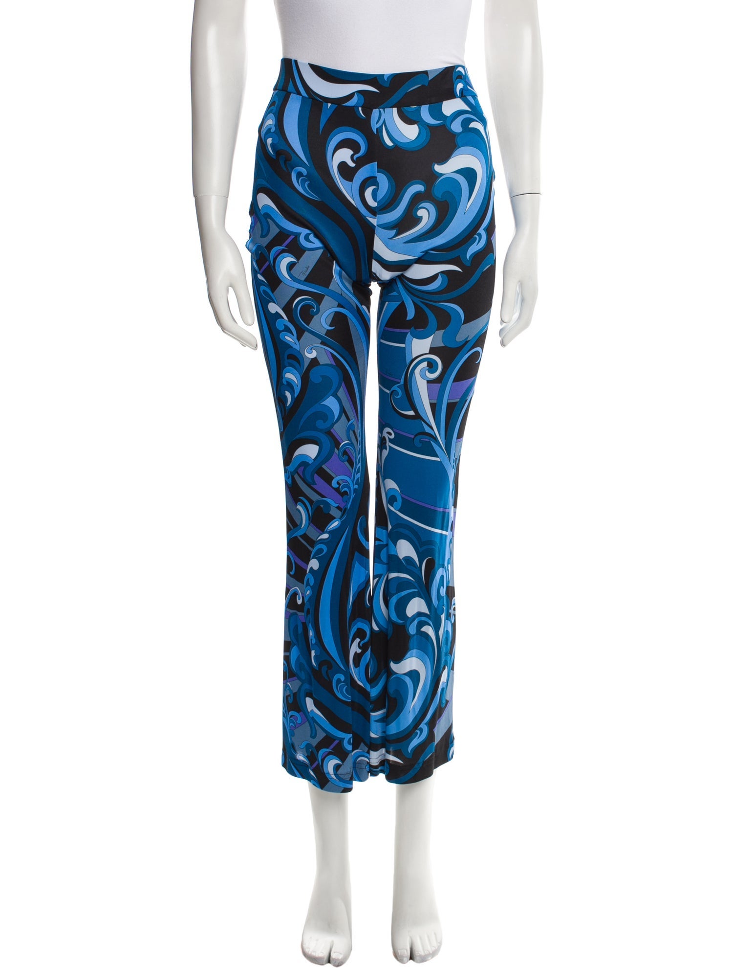 Emilio Pucci Printed Wide Leg Pants