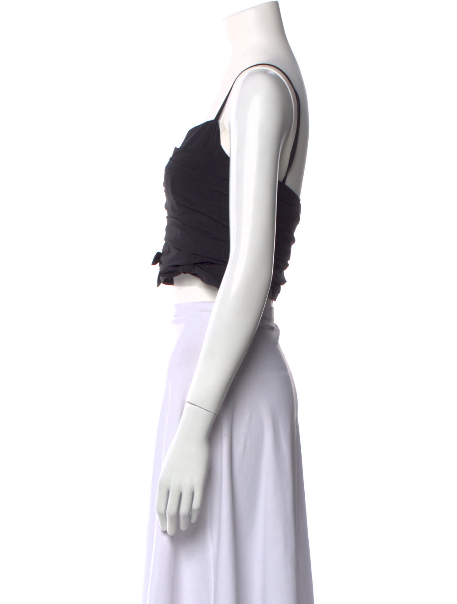 Emilio Pucci Square Neckline Sleeveless Crop Top