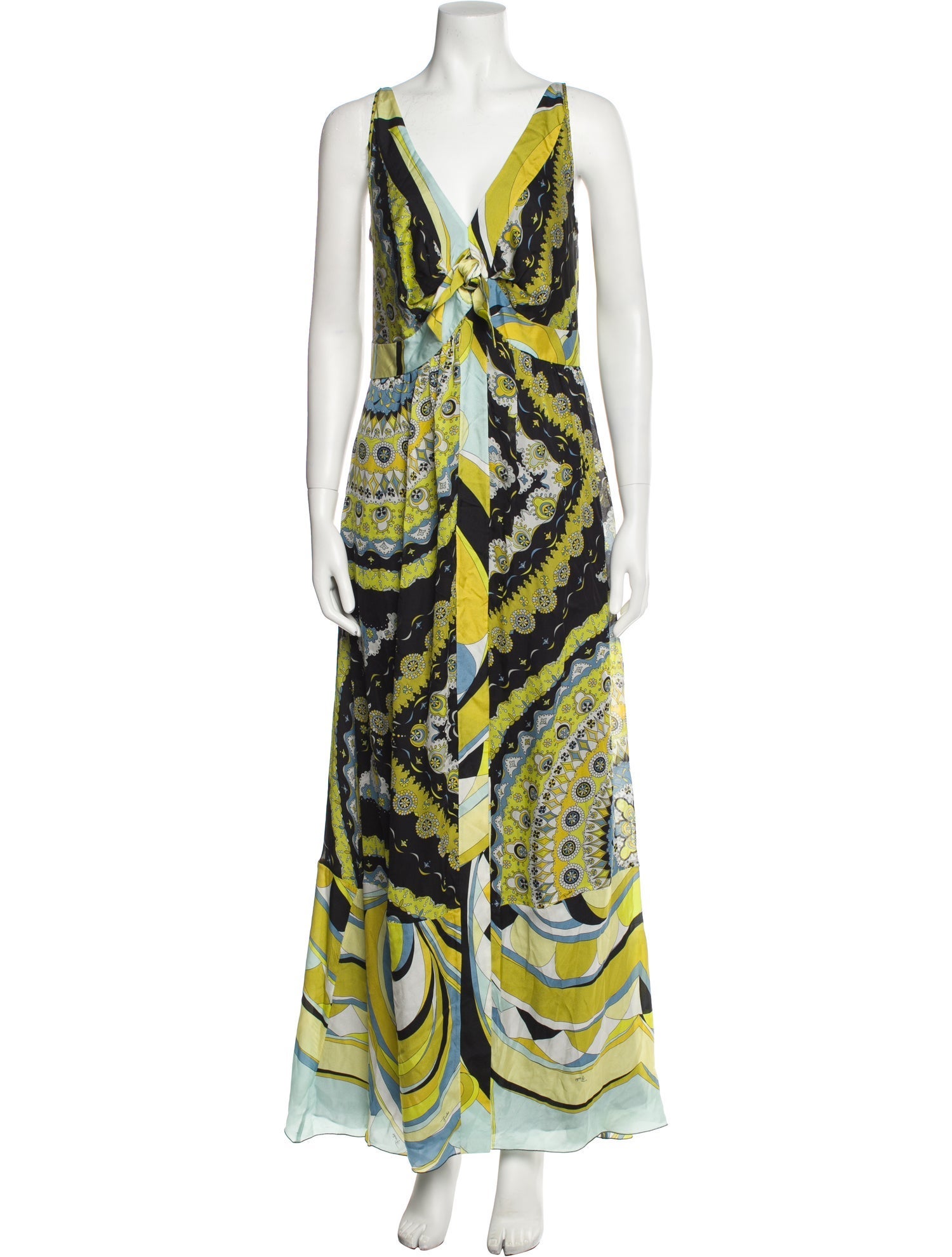 Emilio Pucci Printed Long Dress