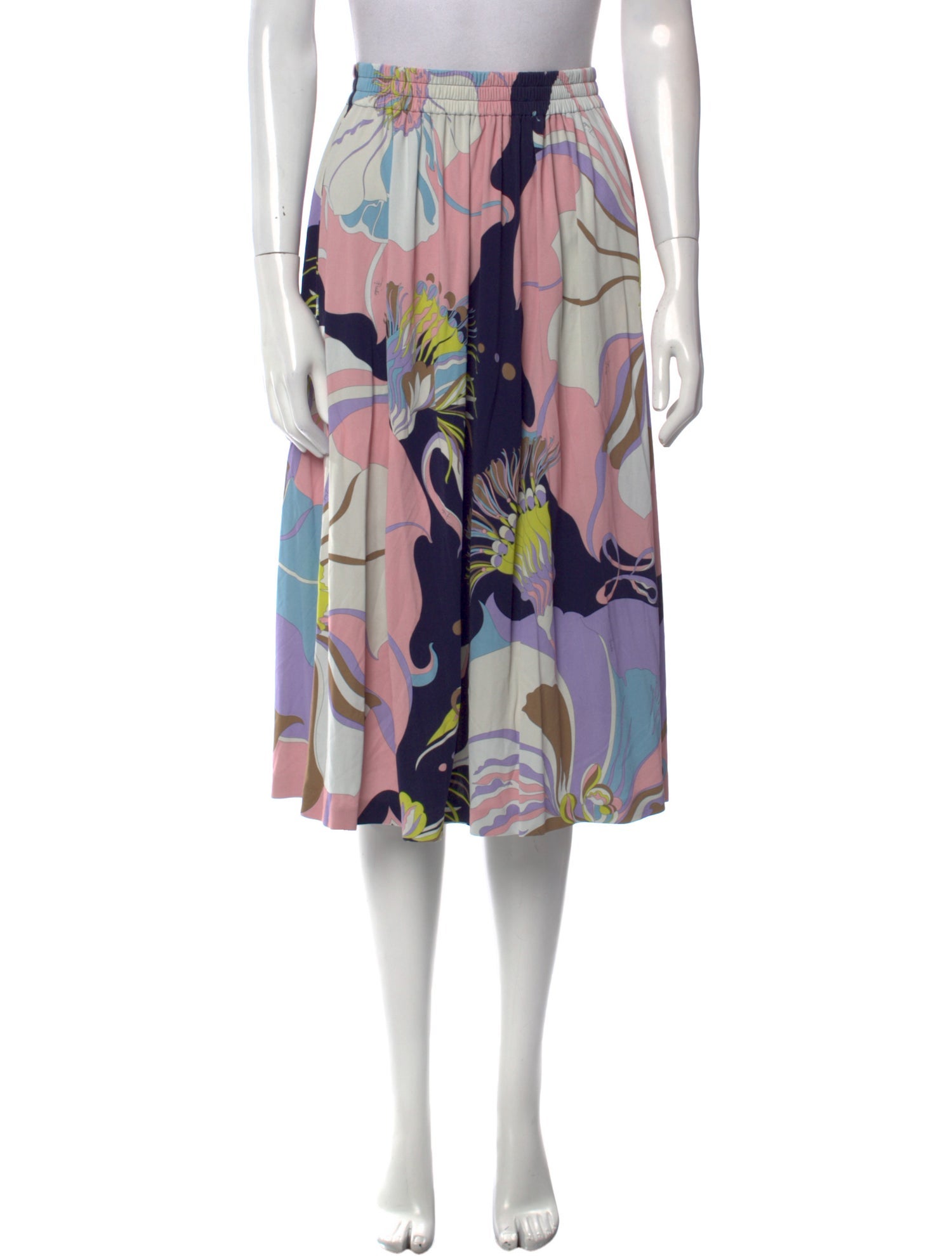 Emilio Pucci Printed Knee-Length Skirt
