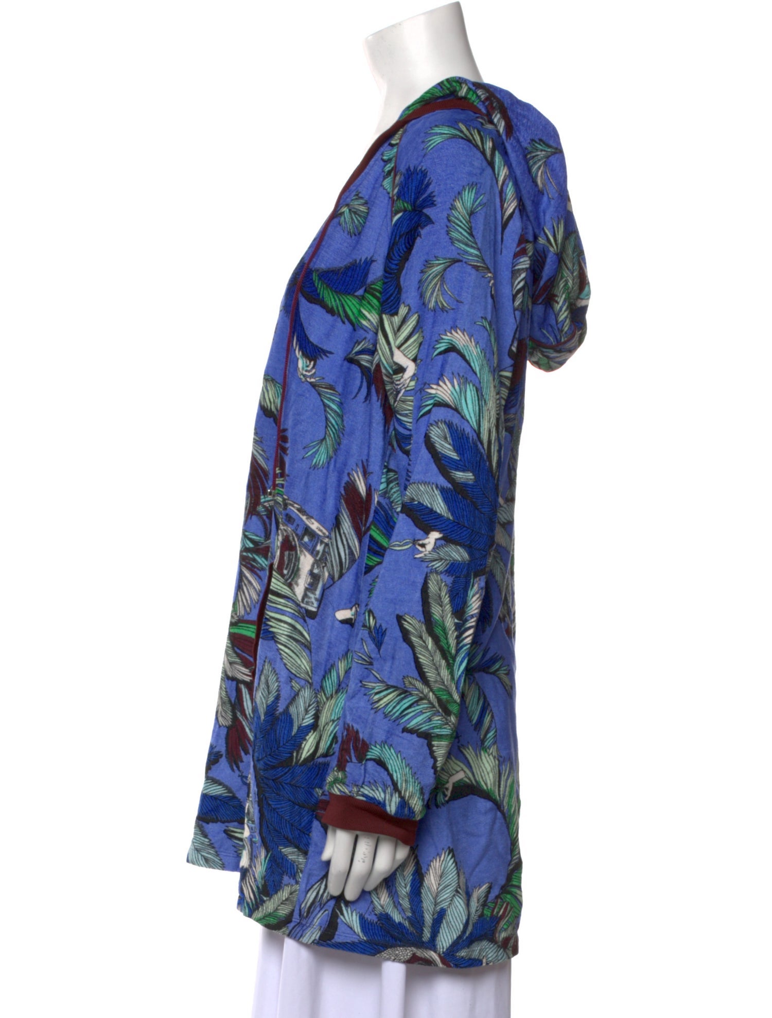 Emilio Pucci Floral Print V-Neck Tunic