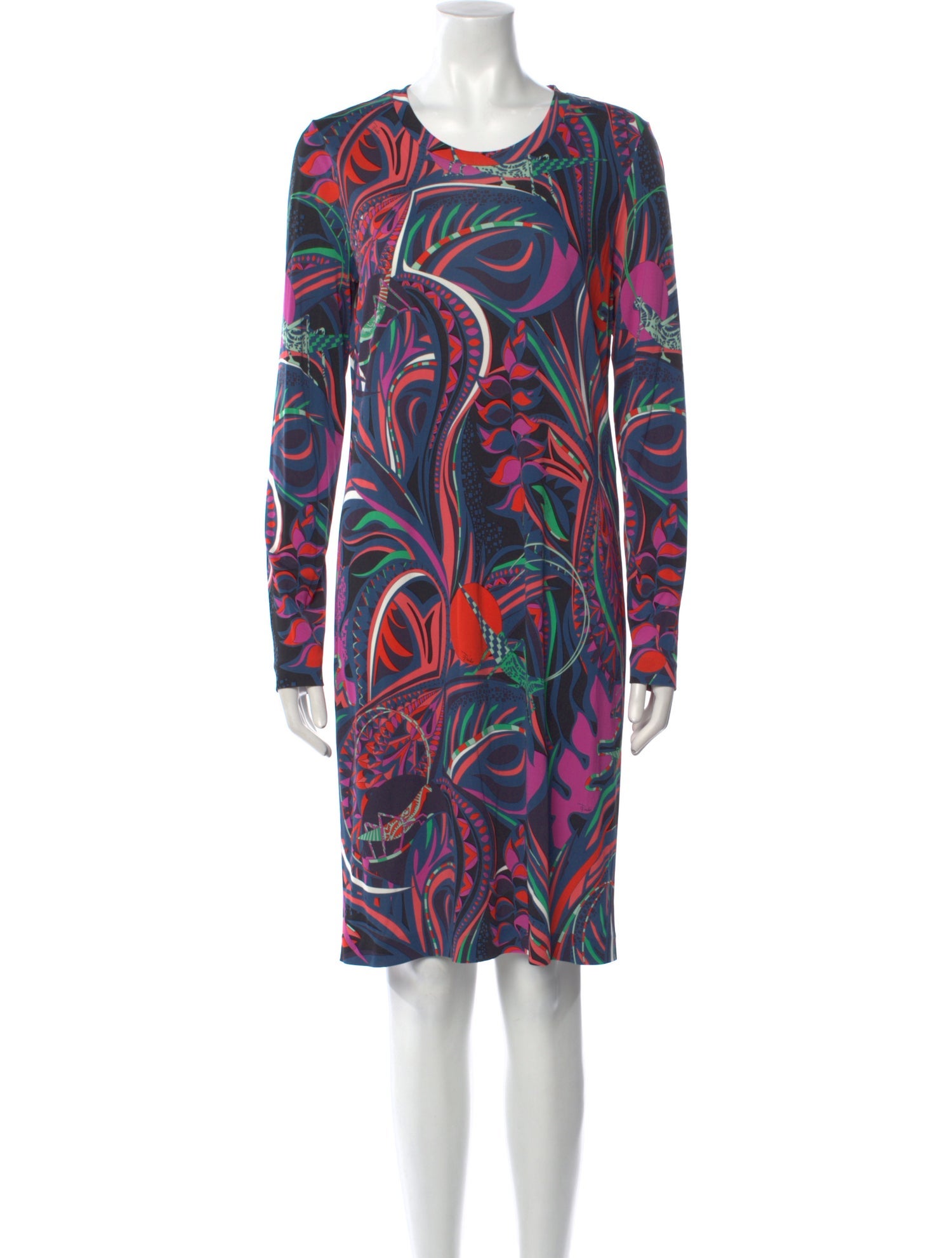 Emilio Pucci Printed Knee-Length Dress