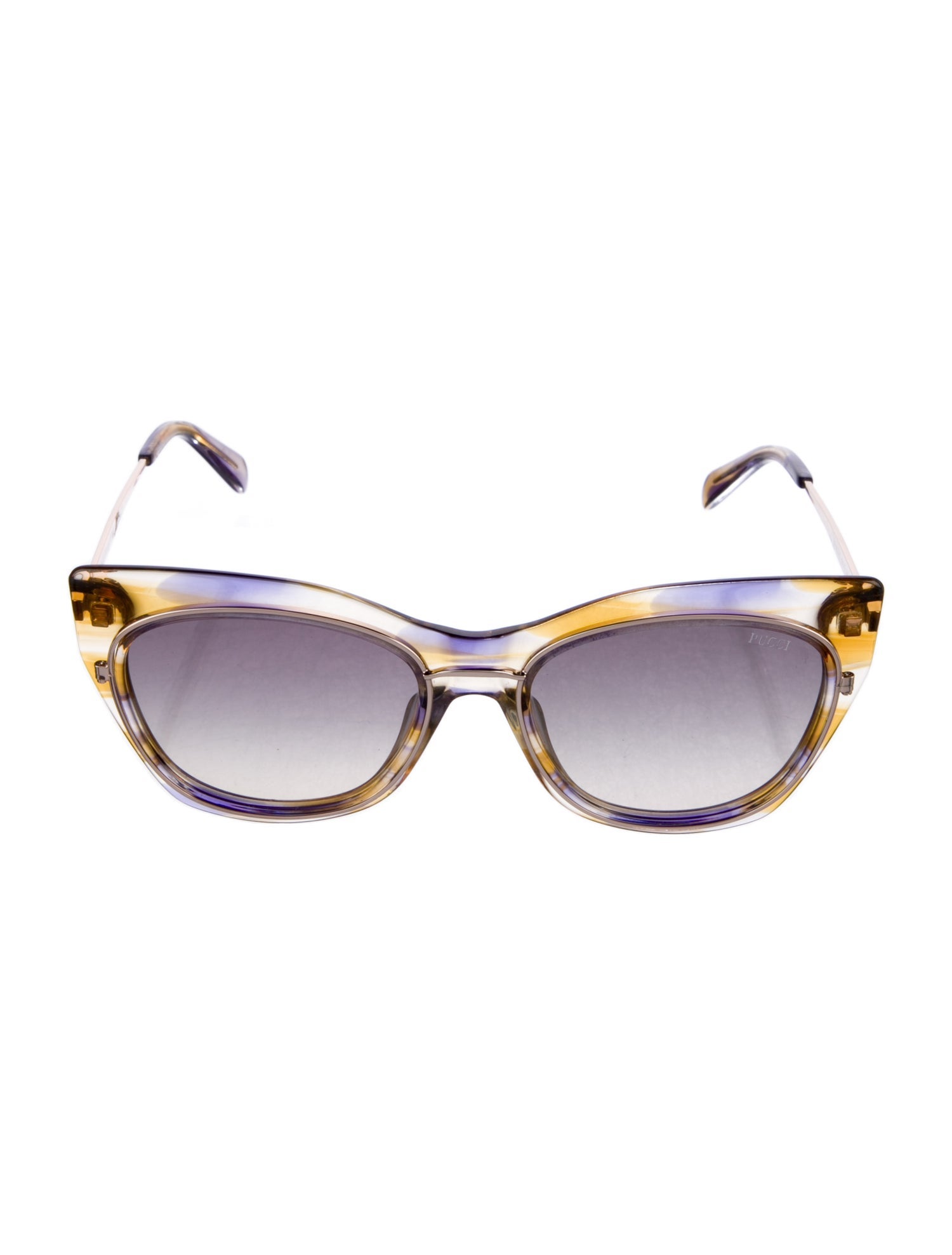 Emilio Pucci Wayfarer Gradient Sunglasses