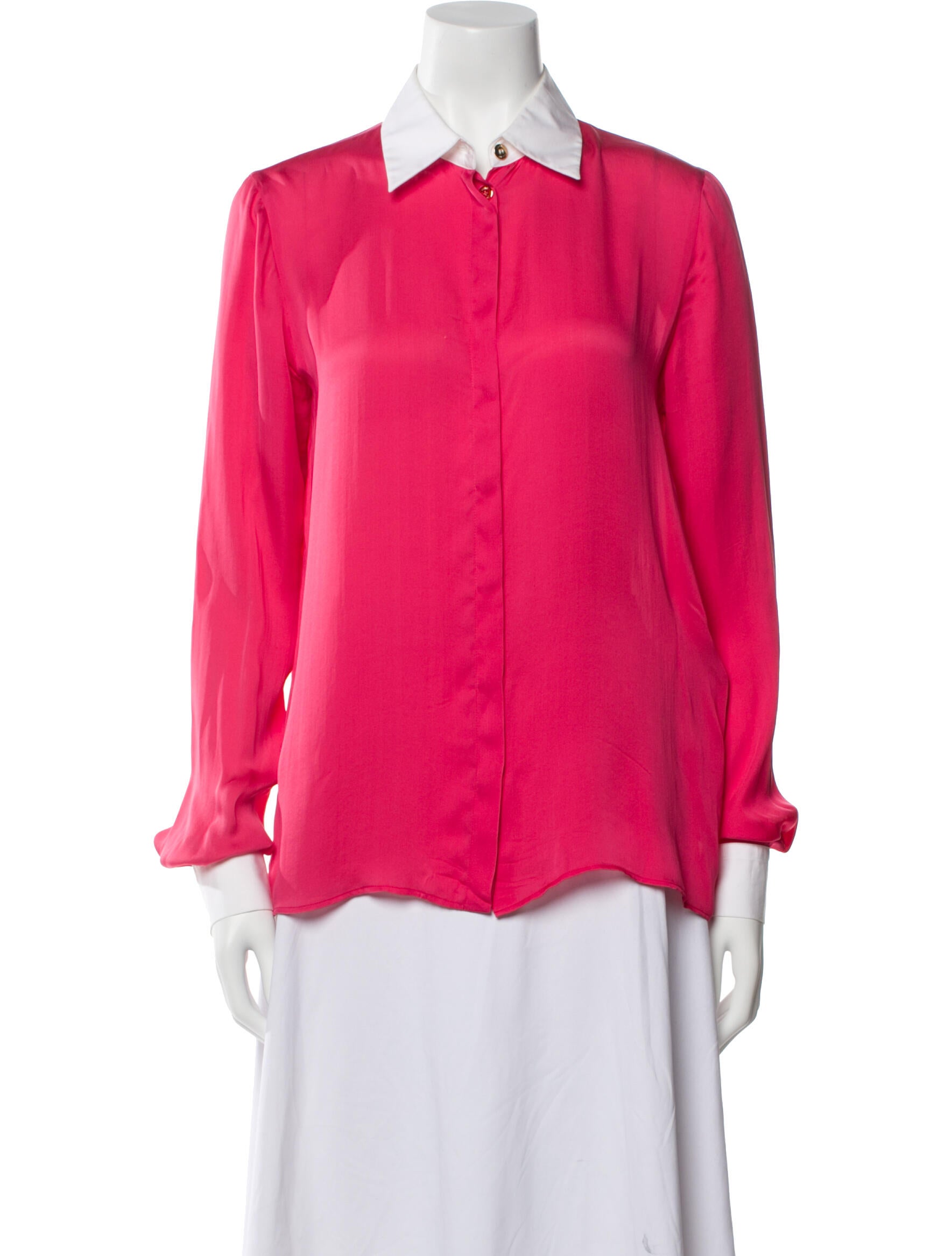 Emilio Pucci Silk Long Sleeve Blouse