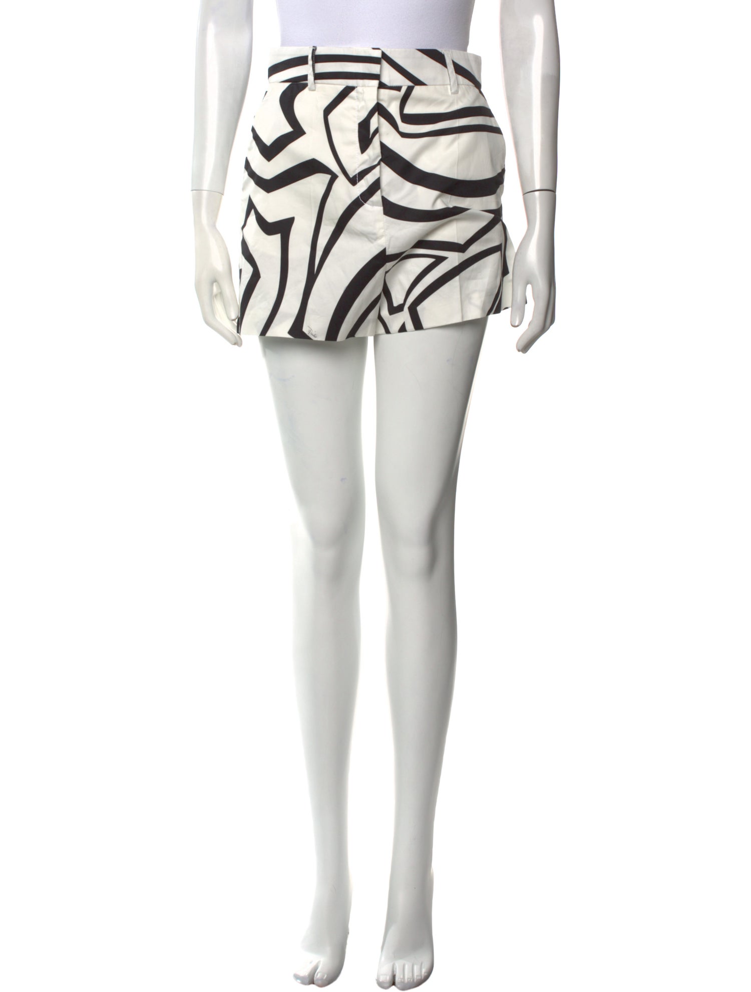 Emilio Pucci Striped Mini Shorts