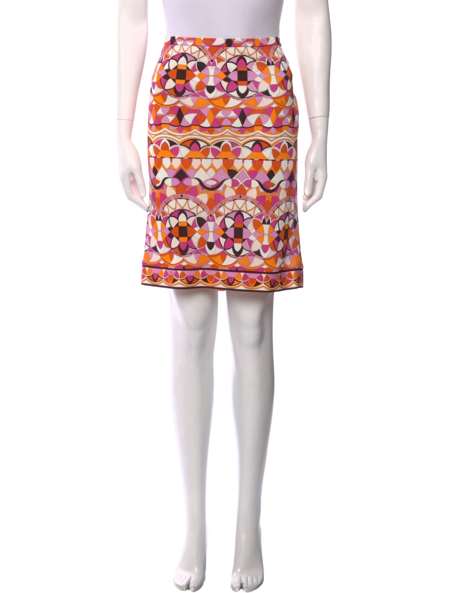 Emilio Pucci Printed Knee-Length Skirt