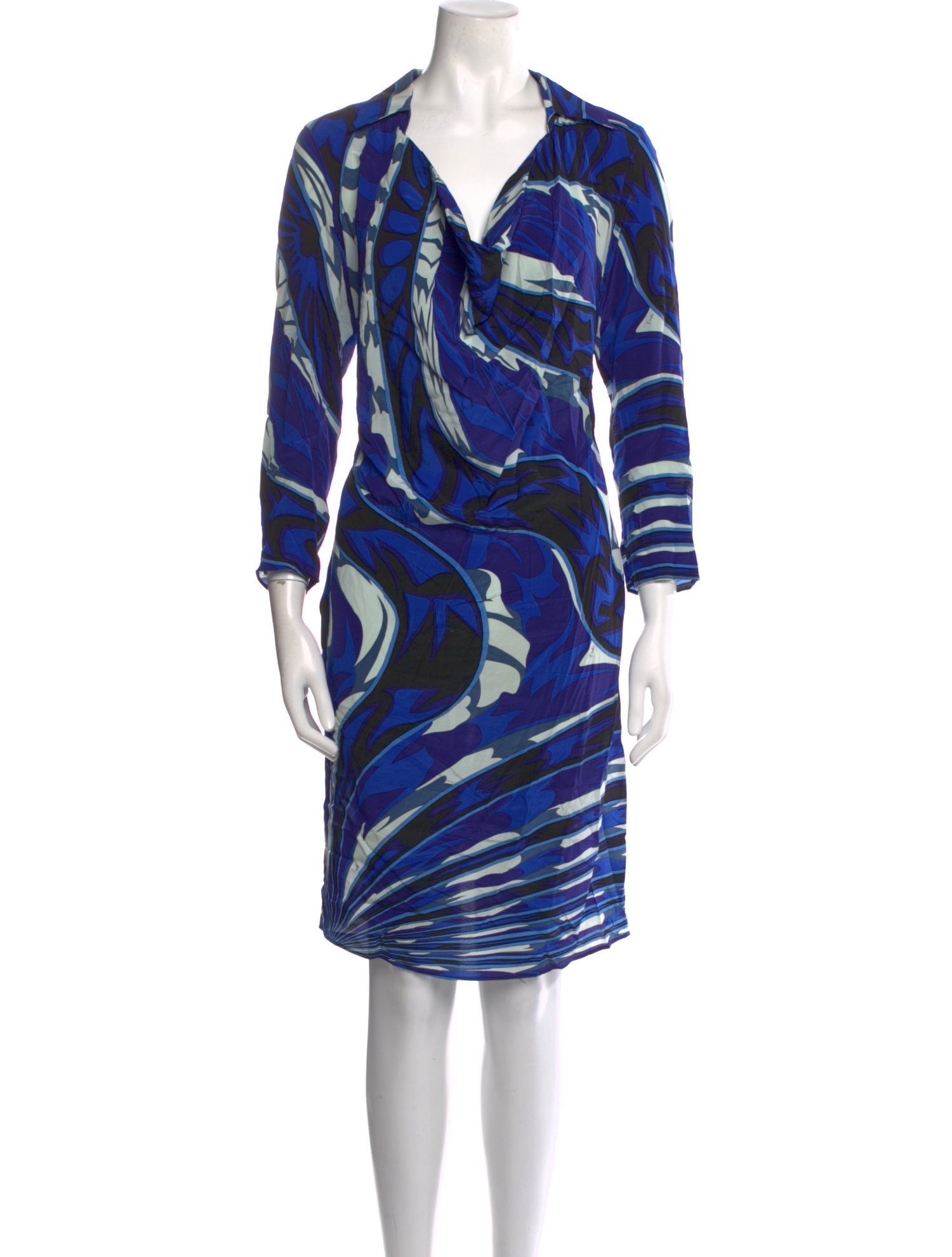 Emilio Pucci Silk Knee-Length Dress