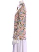 Emilio Pucci Printed Long Sleeve Button-Up Top